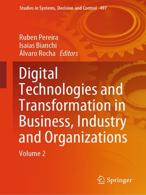 cover image of Digital Technologies and Transformation in Business, Industry and Organizations